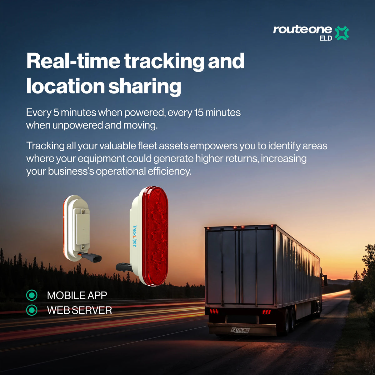Tail Light Oval Red GPS Tracker real time sharing